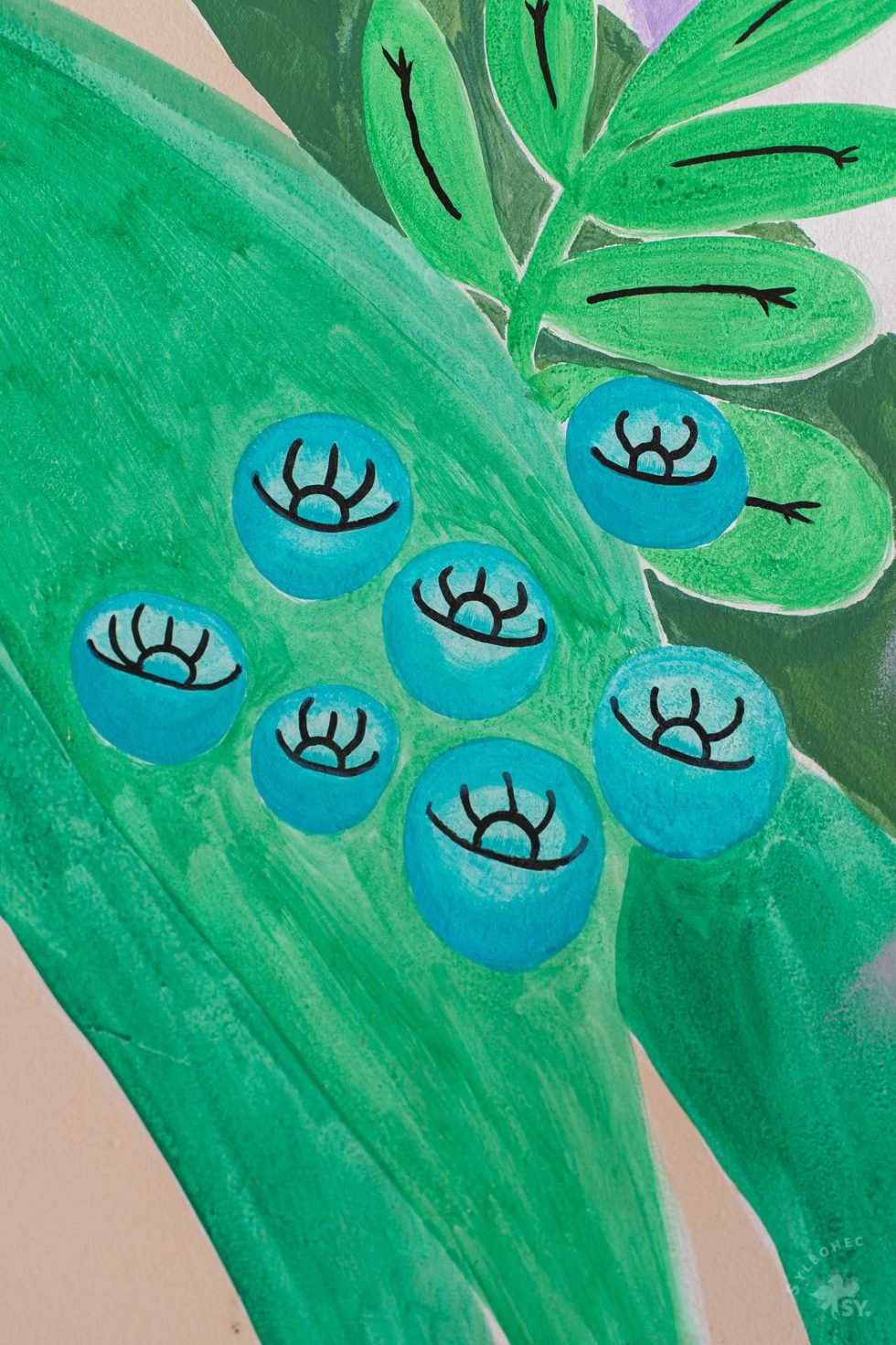 Détails Fresque murale de BAD and Proud - MCJ de Gometz-le-châtel